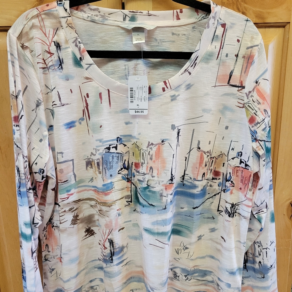 CJ Banks Womens Shirt XL NWT